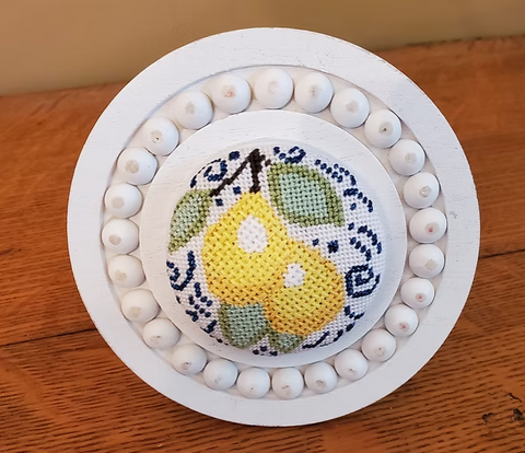 Button Cover - Lemons (Patty Paints)