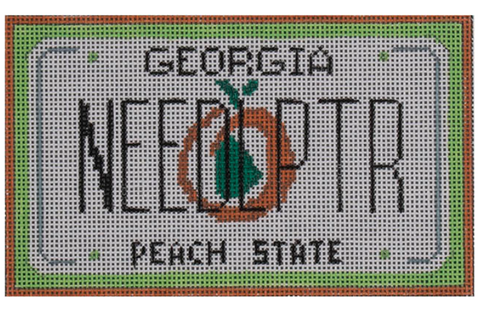 Mini License Plate - Georgia (Starke Art Designs)