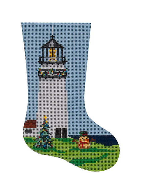 Lighthouse w/Sandman Stocking (Starke Art Designs)