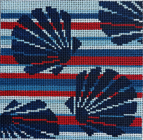 Scallops on Americana Stripes (Kristine Kingston)