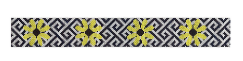 Black Eyed Susan Belt on Navy (Kristine Kingston)