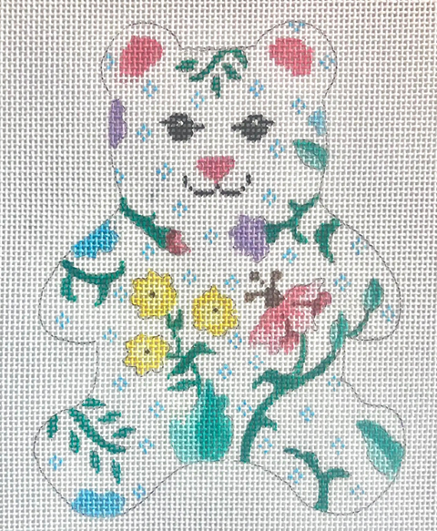 Floral Teddy Bear (MM Designs)