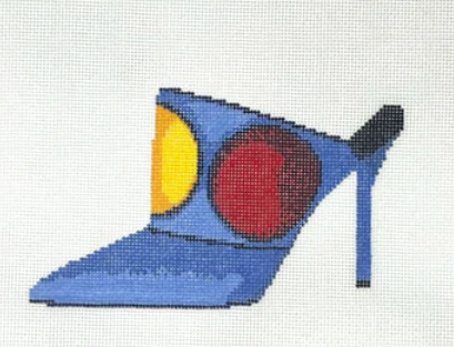 Blue Suede Mule (Stitchtent)