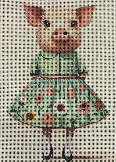 Garden Piggy (Mindys Needlepoint)