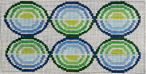 Swirl Circles Blue and Green (Chris Lewis)