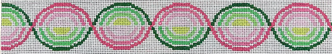 Swirl Circles Pink and Green (Chris Lewis)
