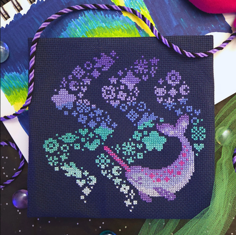 Candypop Narwhal (Bad Stitch)