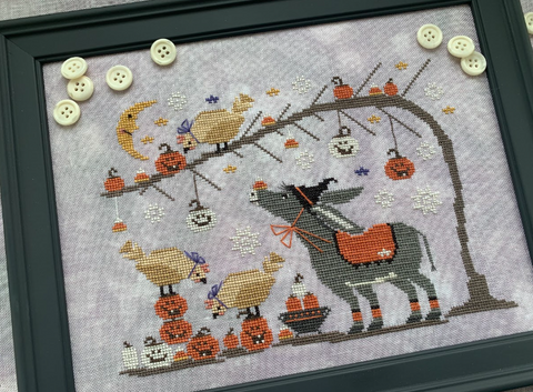 Halloween Chicken and Waffles (Stitches by Ethel)