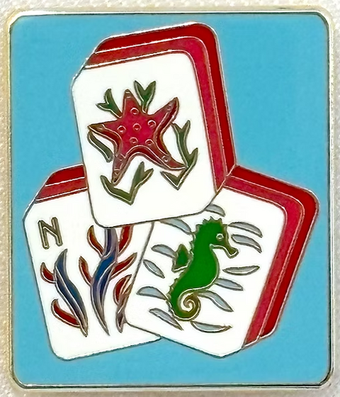 Needle Minder Mahjong Tiles/Coral Reef (Kate Dickerson)