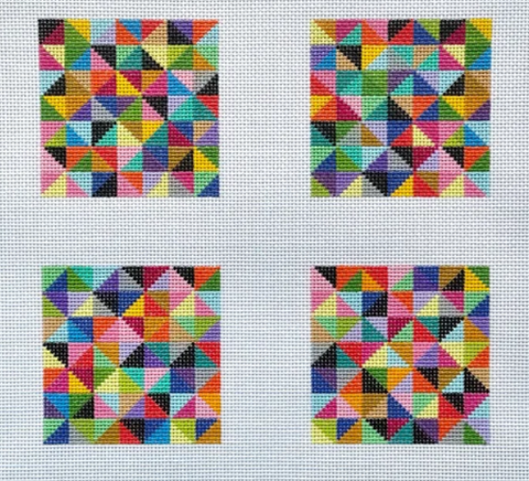 Kaleifoscope Coaster Set (Stitchtent)