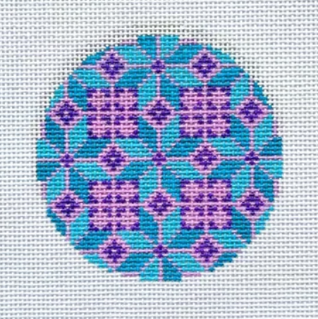 Kaleidoscope Purple/Teal - 13M (Stitchtent)