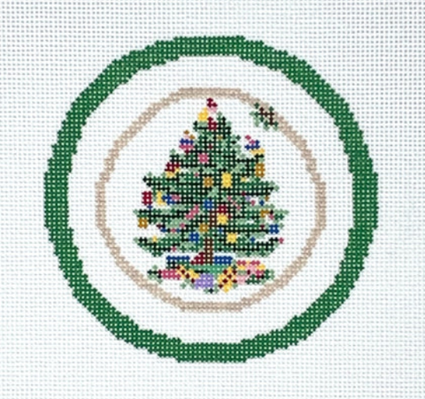Christmas Plate  (Stitchtent)