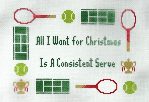 All I Want for Christmas is a Consistent Serve (Stitchtent)