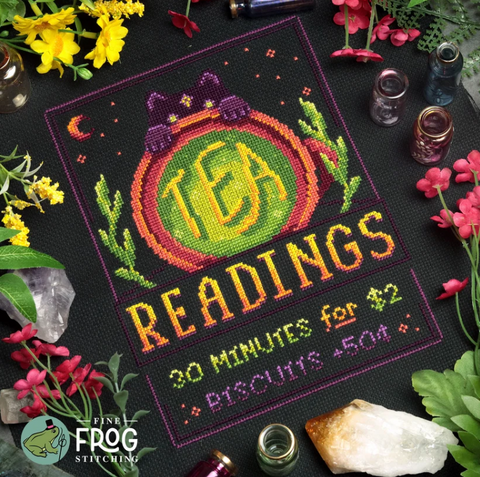 Two-Dollar Tea Readings (Fine Frog Stitching)