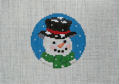 Snowman Face (Susan Roberts Needlepoint)