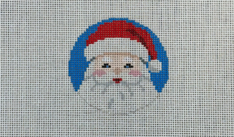 Santa Face (Susan Roberts Needlepoint)