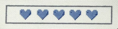 Heart Fob/Blue (Stitchtent)