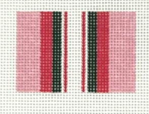 Prep Stripe/Peony (Stitchtent)