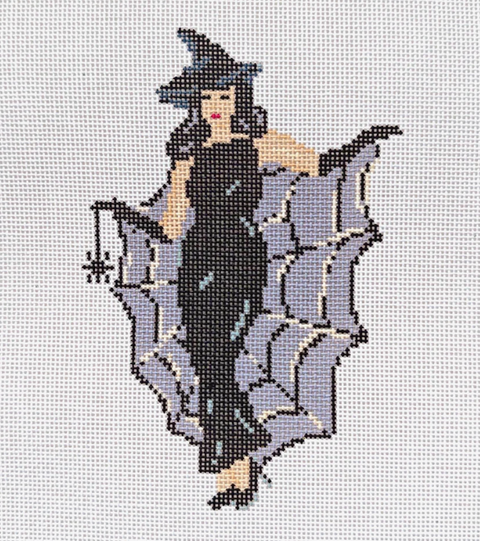 Spider Web Woman - Black Hair (POP Needle Arts)