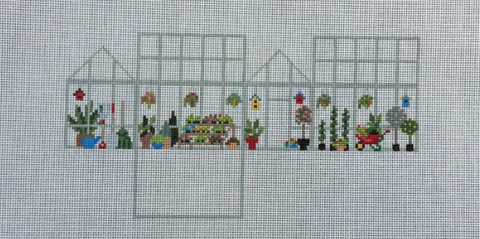 Green House/Mini House (Susan Roberts Needlepoint)