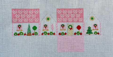 Kiwi & Cherry/3D Gingerbread House (Susan Roberts Needlepoint)