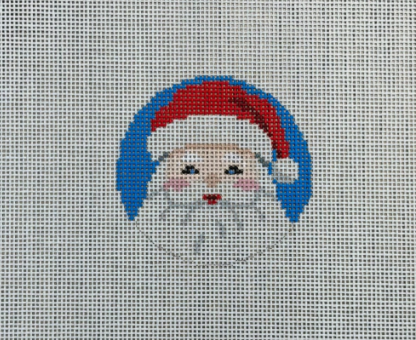 Santa Face (Susan Roberts Needlepoint)