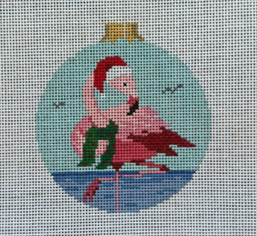 Santa Flamingo - 13M (Susan Roberts)