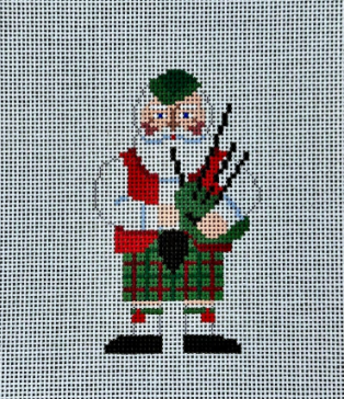 Scottish Santa (Susan Roberts Needlepoint)