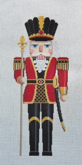 Nutcracker - Royal Guard Stand-Up (Susan Roberts Needlepoint)
