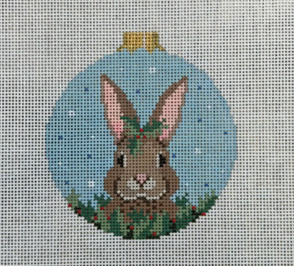 Rabbit in Holly - 13M (Susan Roberts)