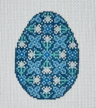Millefleur Navy Egg (KCN Designers)
