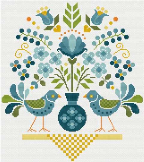 Hungarian Folk Art Flowers and Birds (Vivsters)
