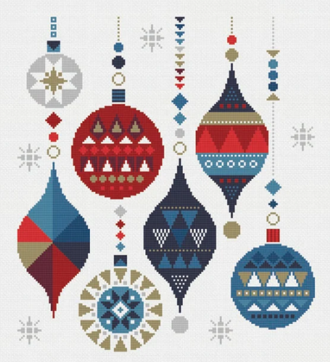 Nordic Christmas Baubles (Vivsters)
