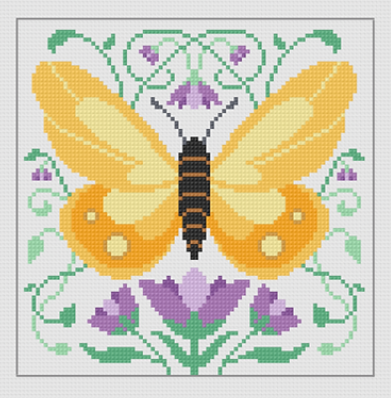 Yellow Butterfly (Lauren Bloch Designs)