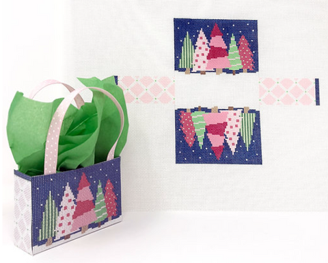 3D Mini Preppy Trees Bag (Lauren Bloch Designs)