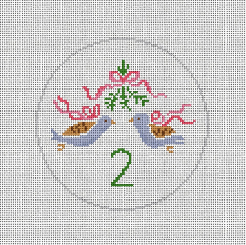 Twelve Days of Christmas - Day 2 (Walkers Needlepoint)