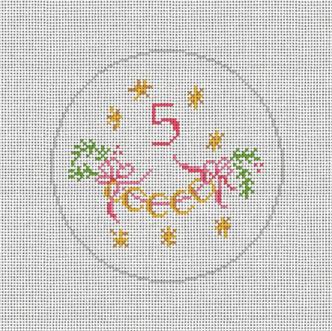 Twelve Days of Christmas - Day 5 (Walkers Needlepoint)