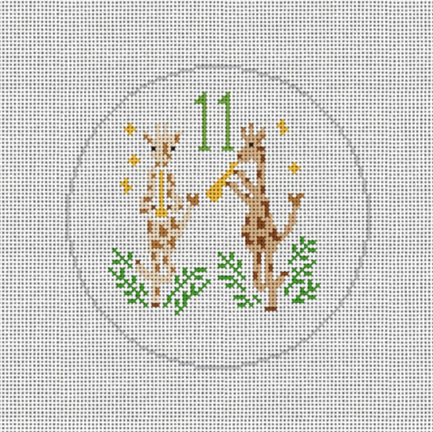 Twelve Days of Christmas - Day 11 (Walkers Needlepoint)