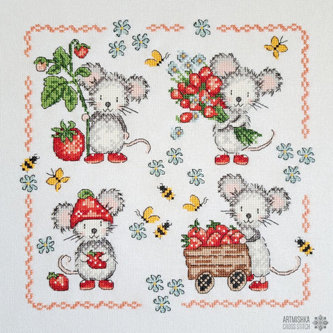 Strawberry Mouse Sampler (Artmishka)