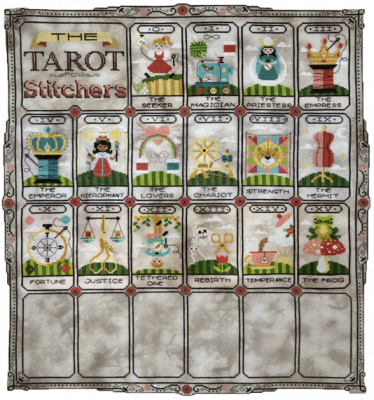 Tarot For Stitchers 8 (Tiny Modernist)
