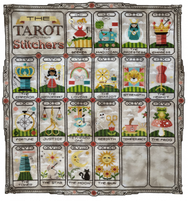 Tarot For Stitchers 10 (Tiny Modernist)