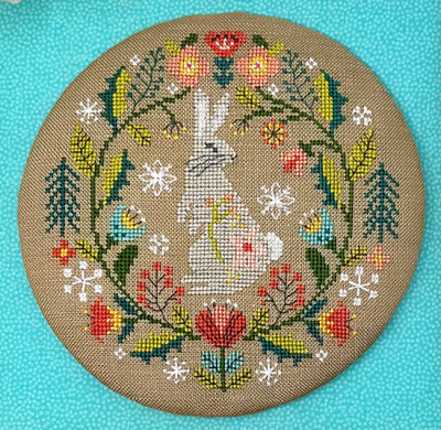 Winter Folksy Rabbit (Tiny Modernist)