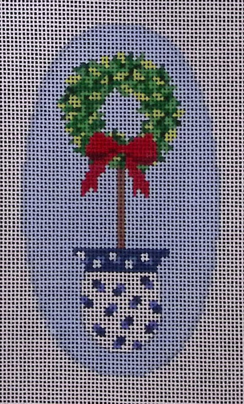 Wreath Topiary (The Salty Stitcher)
