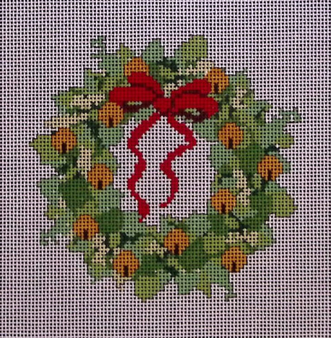 Jingle Bell Wreath (Salty Stitcher)
