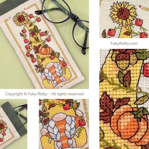 Thanksgiving Gnome Glasses Case (Faby Reilly)