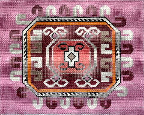 Turkish Kilim Clutch (Doolittle Stitchery)