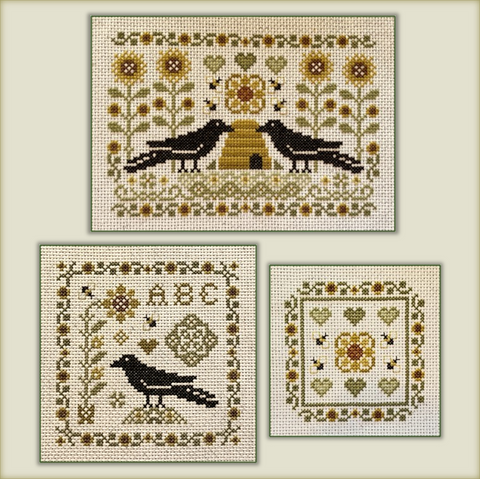 Beekeeping Crows (Happiness is HeartMade)