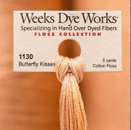 1130 Butterfly Kisses - Weeks Dye Works 6 Strand Floss