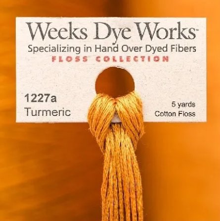 1227a Turmeric - Weeks Dye Works 6 Strand Floss