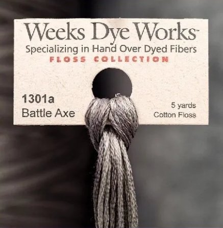 1301a Battle Axe - Weeks Dye Works 6 Strand Floss